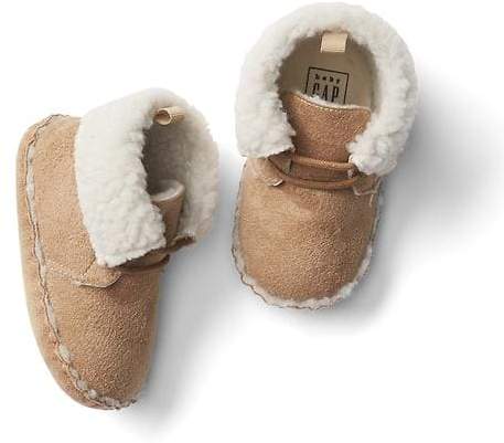 Cozy fold-over moccasins