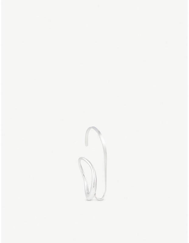 Caracol sterling silver ear cuff