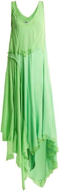 Round-neck draped dress