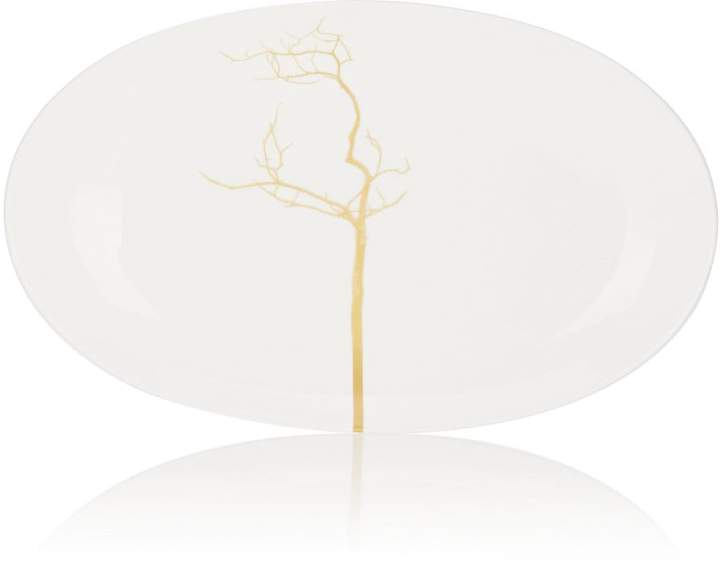 Golden Forest Oval Dish