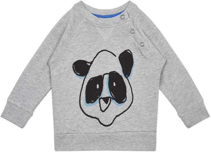 Soft Gallery Panda Print Sweater