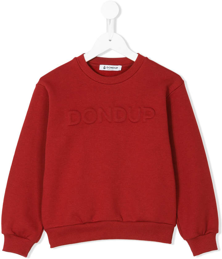 Dondup Kids logo embossed sweatshirt