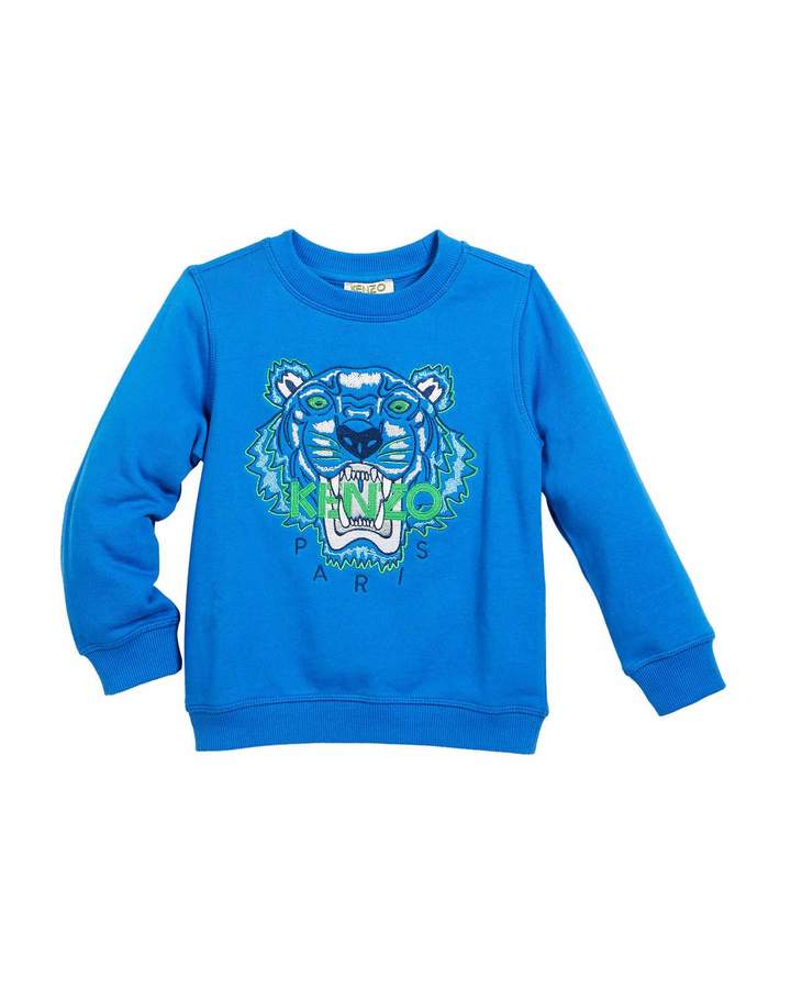 Tiger Face Sweatshirt, Sizes 14-16