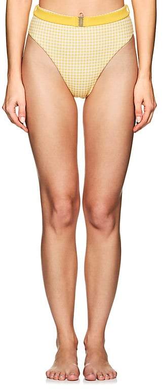 Women's Emily Gingham High-Waist Bikini Bottom