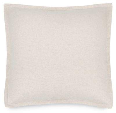 Lunar Stripe Cotton Flannel European Pillow Sham in Cream