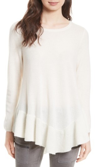 Tambrel N Wool & Cashmere Asymmetrical Sweater Tunic