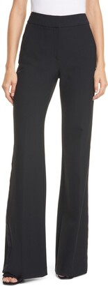 Veronica Beard Lebone Tuxedo Stripe Wide Leg Pants