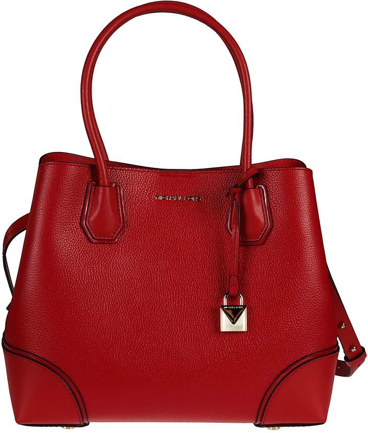 Michael Kors Michael Mercer Gallery Tote - BRIGHT RED - STYLE