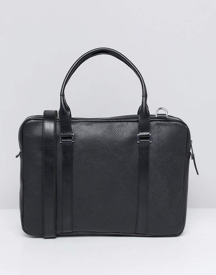 Royal RepubliQ – Affinity – Notebook-Tasche aus schwarzem Leder