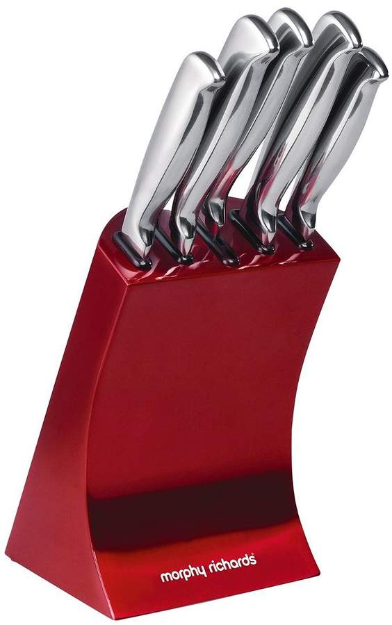 Knife Block (5-Piece) - Red