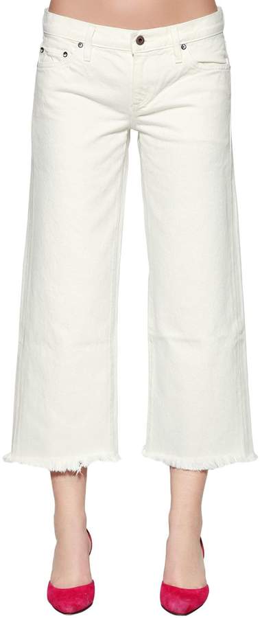 Kürzere Jeans Aus Baumwolldenim