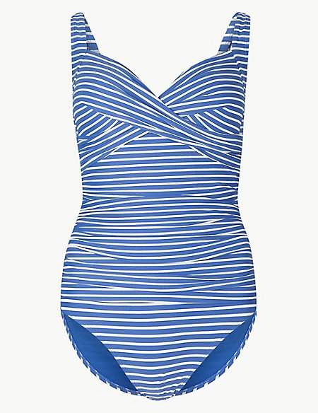 Secret SlimmingTM Striped Twist Swimsuit