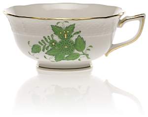 Chinese Bouquet Tea Cup, Green
