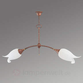 Gebogene Hängeleuchte Livia mit schönen Schirmen