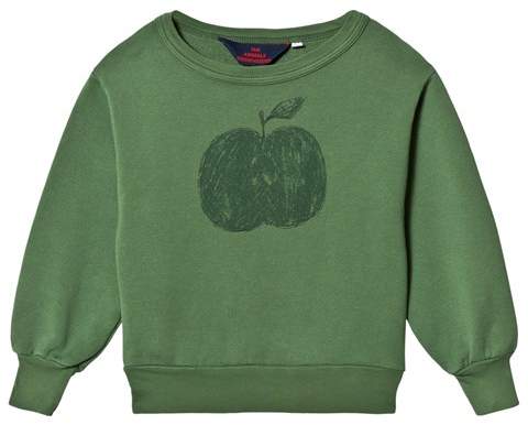 The Animals Observatory Green Apple Bear Sweatshirt