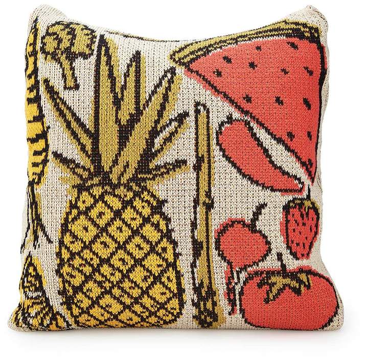 Fruits & Veggies Knit Pillow