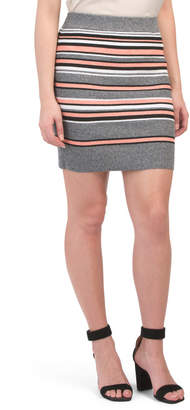 Juniors Australian Brand Striped Bodycon Skirt
