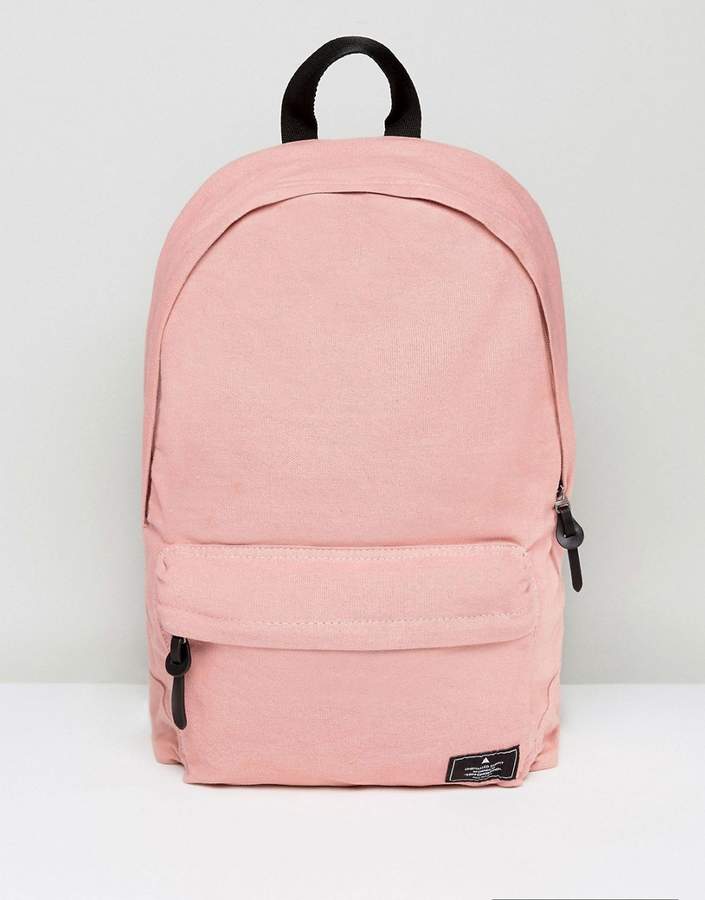– Rucksack aus rosa Stoff