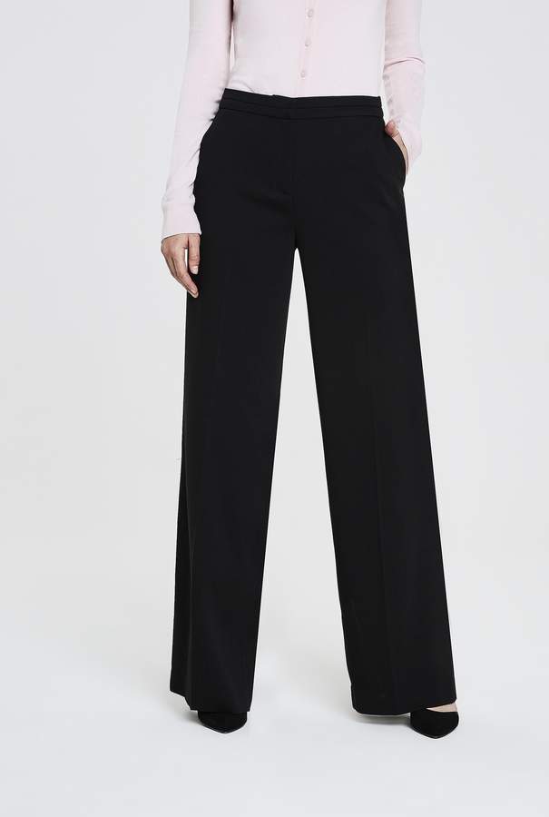 Long Tall Sally Versatile Textured Suit Wide Leg Trouser