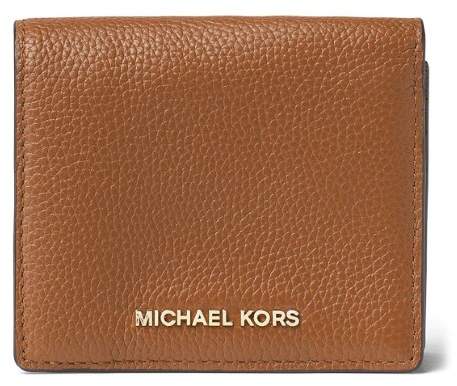 Michael Kors Mercer Leather Card Case - Luggage - 32F6GM9D1L-230 - BROWN - STYLE
