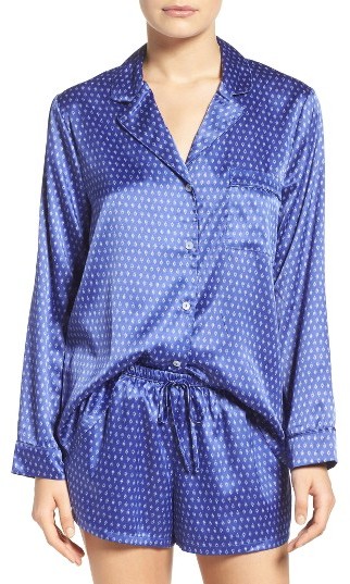 Women's In Bloom By Jonquil Print Satin Pajamas