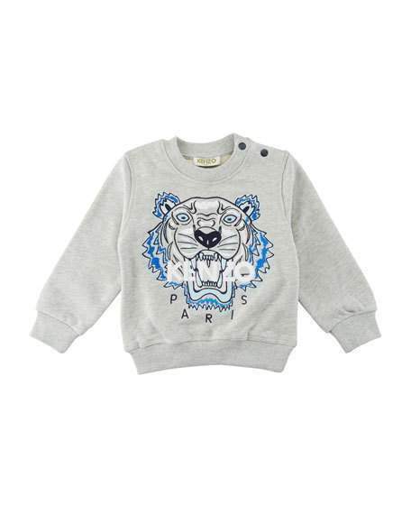 Tiger Embroidered Sweater, Size 2-3
