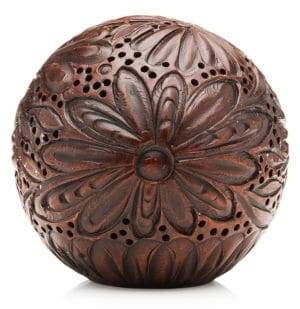 Amber Ball Candle/1.7 oz.