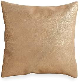 Opal Essence Metallic Printed Leather Decorative Pillow, 16 x 16