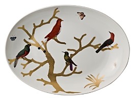 Aux Oiseaux Coupe Oval Platter