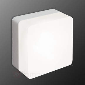 Betongrau lackierte LED-Wandleuchte Muffin