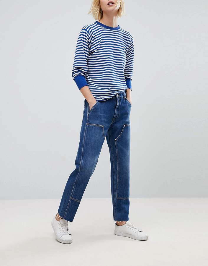 – Phoebe Original – Boyfriend-Jeans mit Workwear-Designs