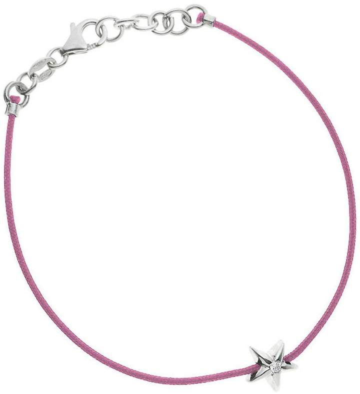 Diamond Design Armband mit einem Diamant - rosa