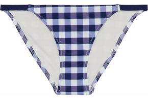 Gingham Low-Rise Bikini Briefs