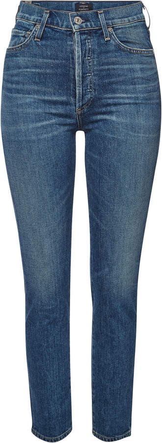 Olivia High-Rise Slim Ankle Jeans