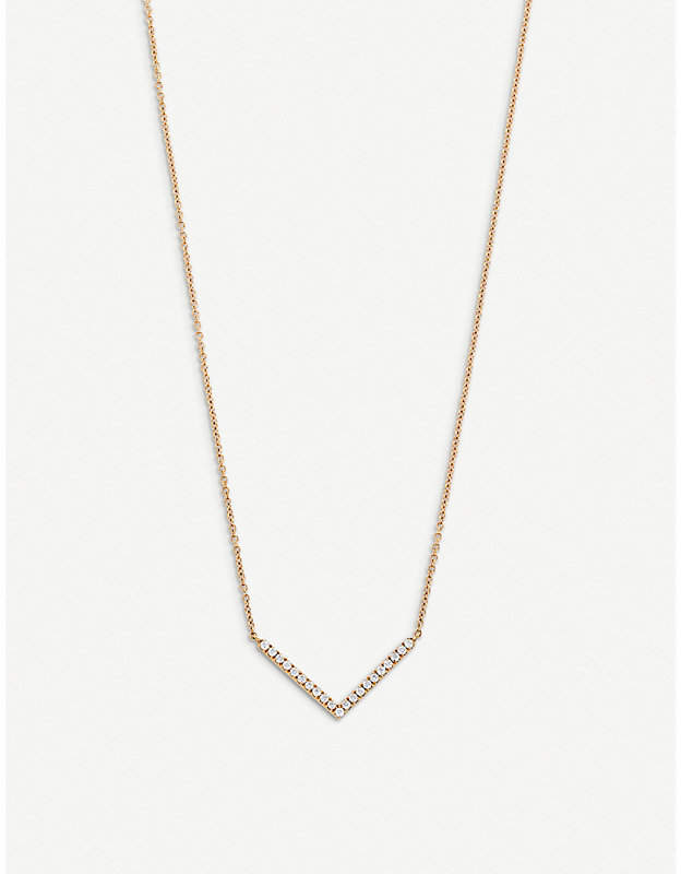 BUCHERER FINE JEWELLERY Geometrix 18ct rose-gold and diamond necklace