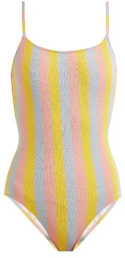 The Nina striped swimsuit