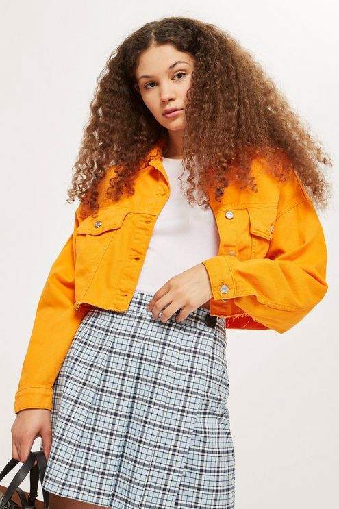 Tall check kilt skirt