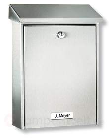 HANNOVER Edelstahl-Briefkasten mit Schutzlack