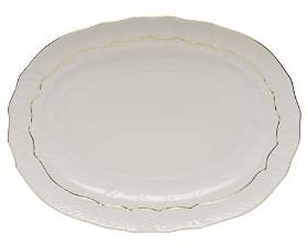 Golden Edge White Platter