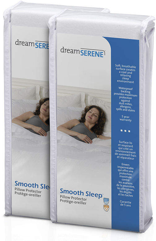 DREAMSERENE Dreamserene Smooth Sleep Waterproof Pillow Protector