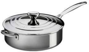 4.5-Quart Stainless Steel Saute Pan with Lid