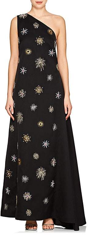 Women's Orion Starburst-Embellished Crepe Gown