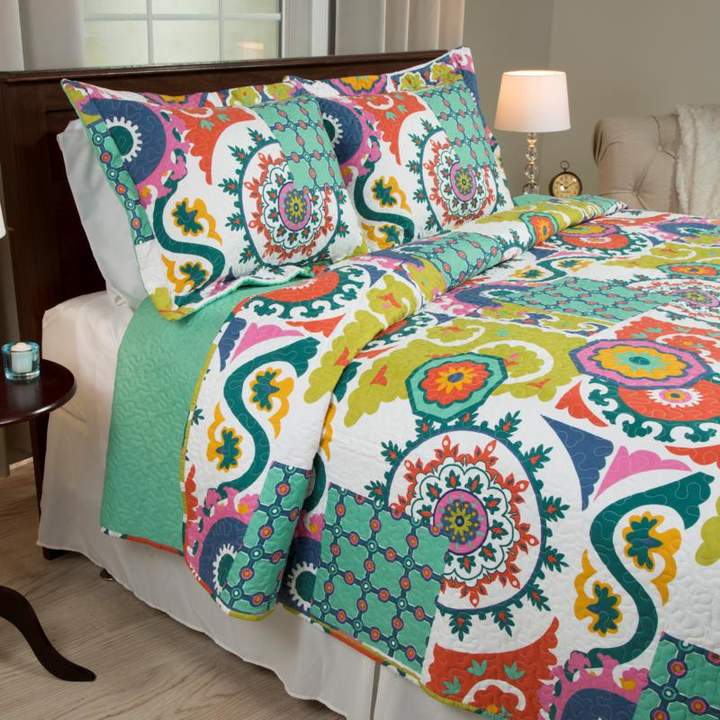 Trademark Global Lavish Home 3-piece Sybil Quilt Set - Full/Queen