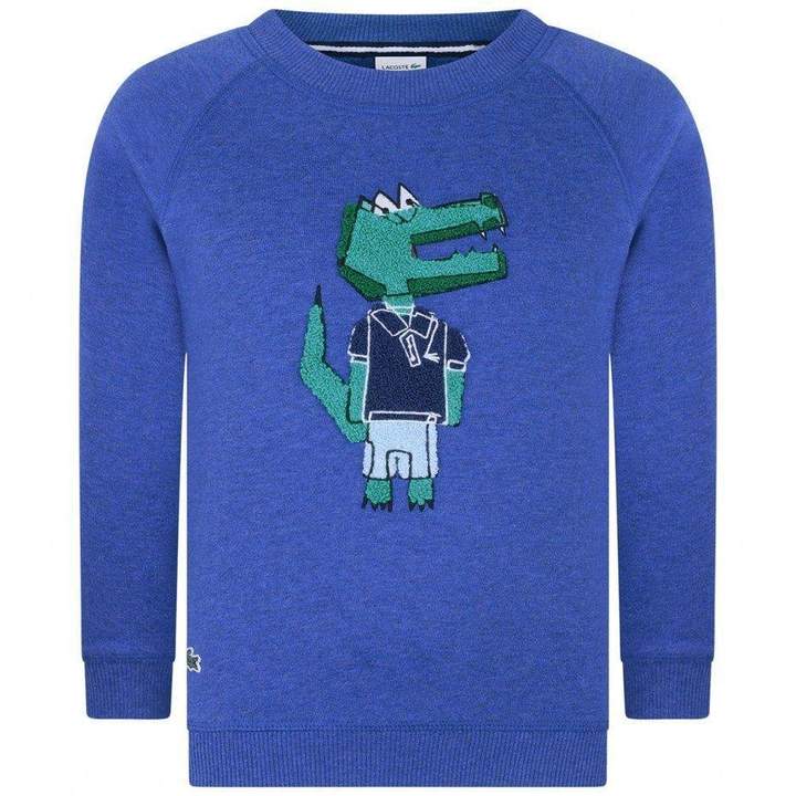 LacosteBoys Blue Crocodile Sweater