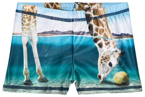 Blue Giraffe Norton Swim Shorts
