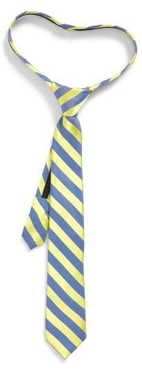 Stripe Silk Zip Tie