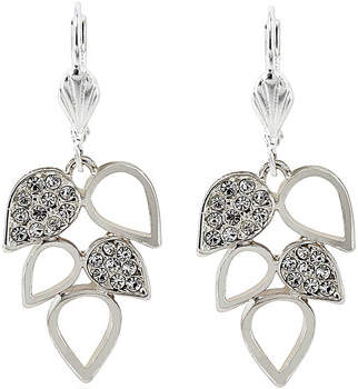 Fashionvictime Ohrringe Ohrringe Damen - Versilbert Modeschmuck - Kristall