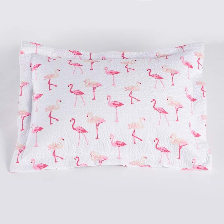 Grand Collection Flamingo Print Microfiber Quilt Set