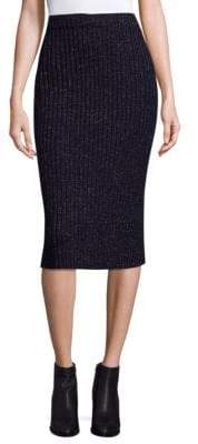 Jubilee Ribbed Knit Pencil Skirt
