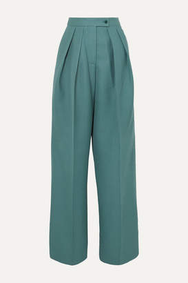 Acne Studios Pristine Woven Wide-leg Pants - Teal